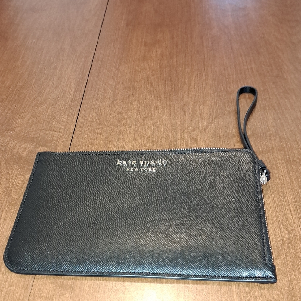Kate Spade Black Wristlet Clutch